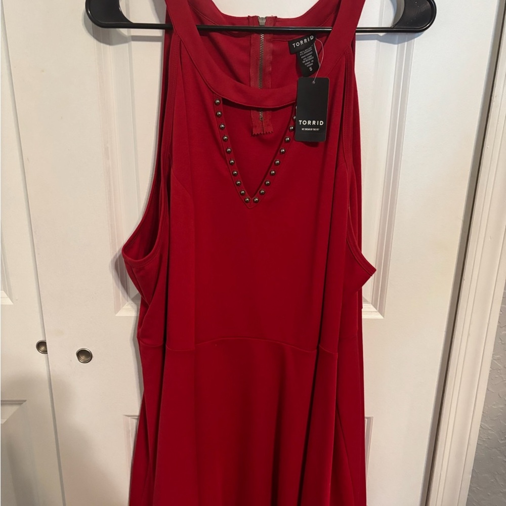 Torrid Red Sleeveless Dress